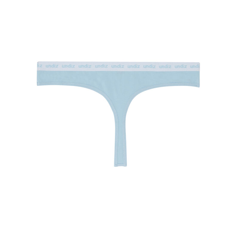string en coton détail élastique - bleu string en coton détail élastique - bleu;