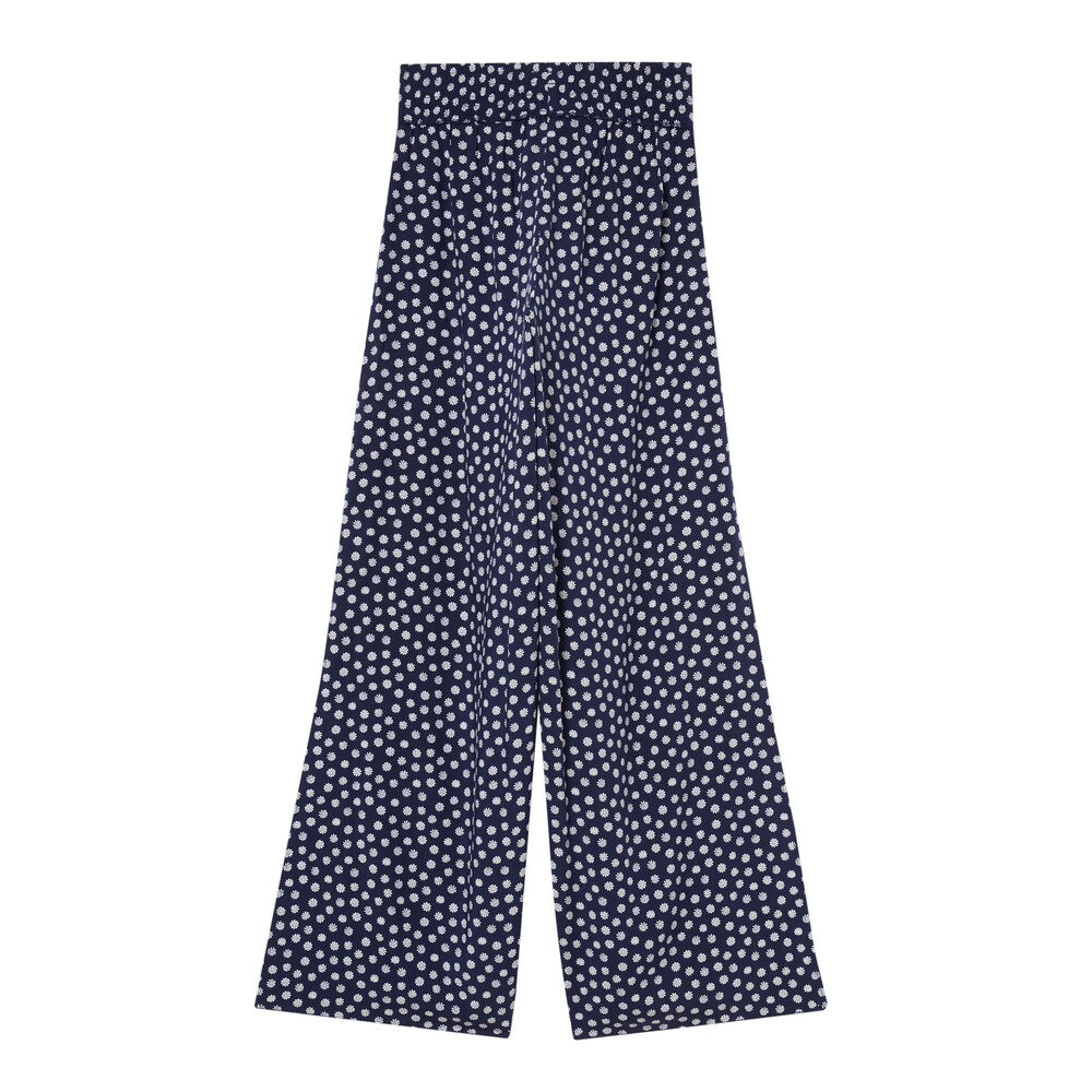 Pantalon à motifs paquerettes - bleu bleu.