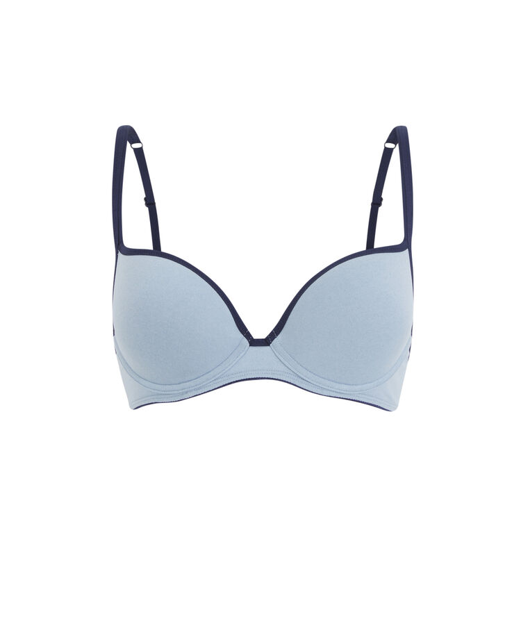 Soutien-gorge ampli bleu microchiniz bleu.