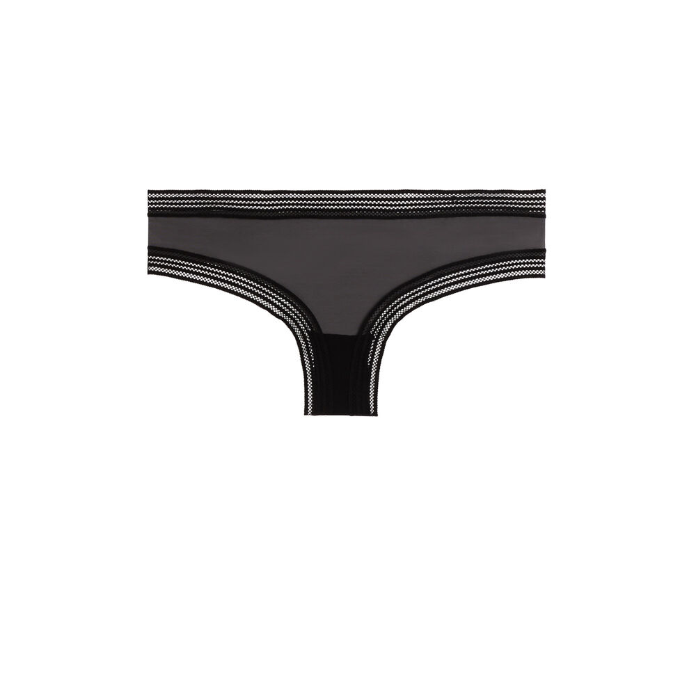 Shorty en tulle wafiz noir.