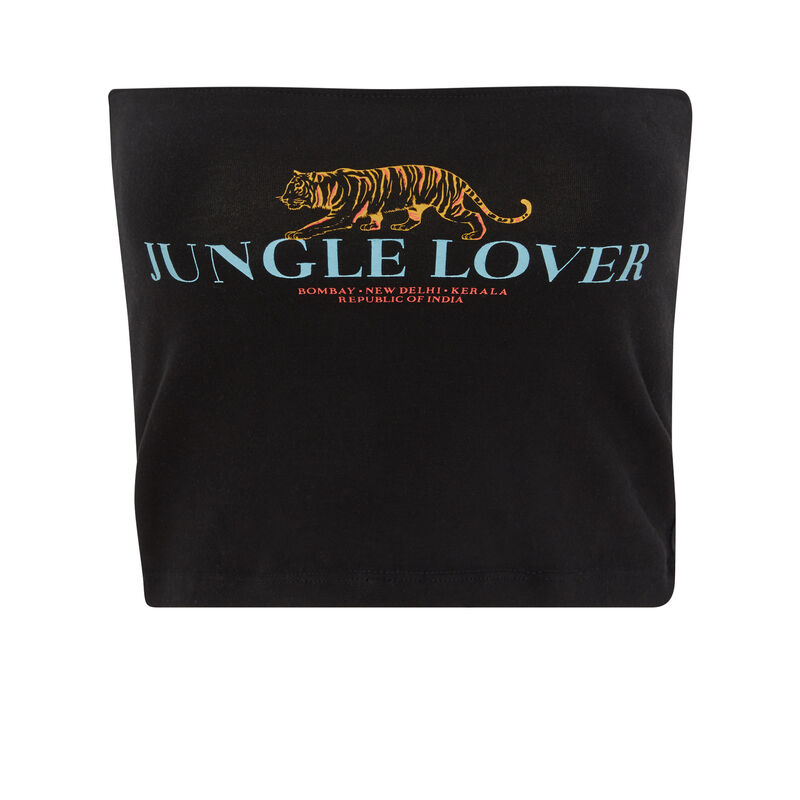 Top bandeau noir croversiz Top bandeau noir croversiz;