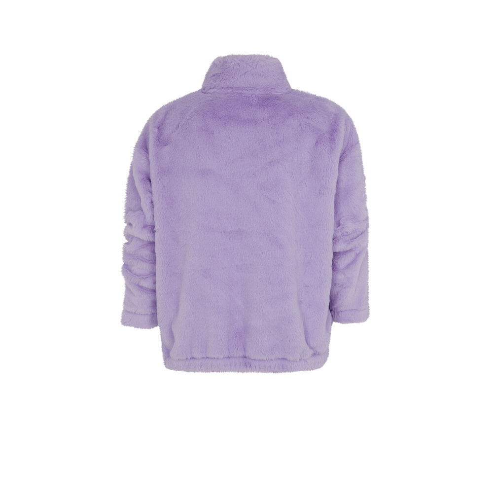 Sweat en polaire - lilas lilas.