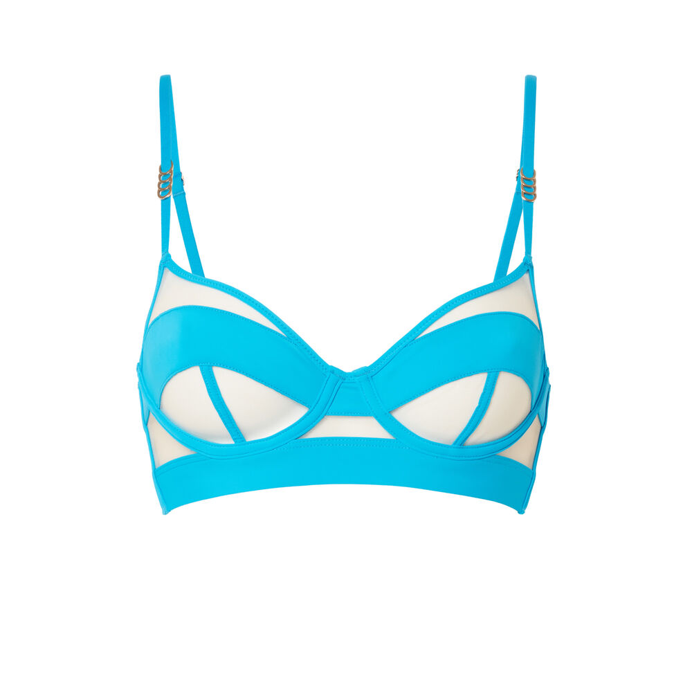 Soutien-gorge bandage aya x undiz corbeille - bleu bleu.