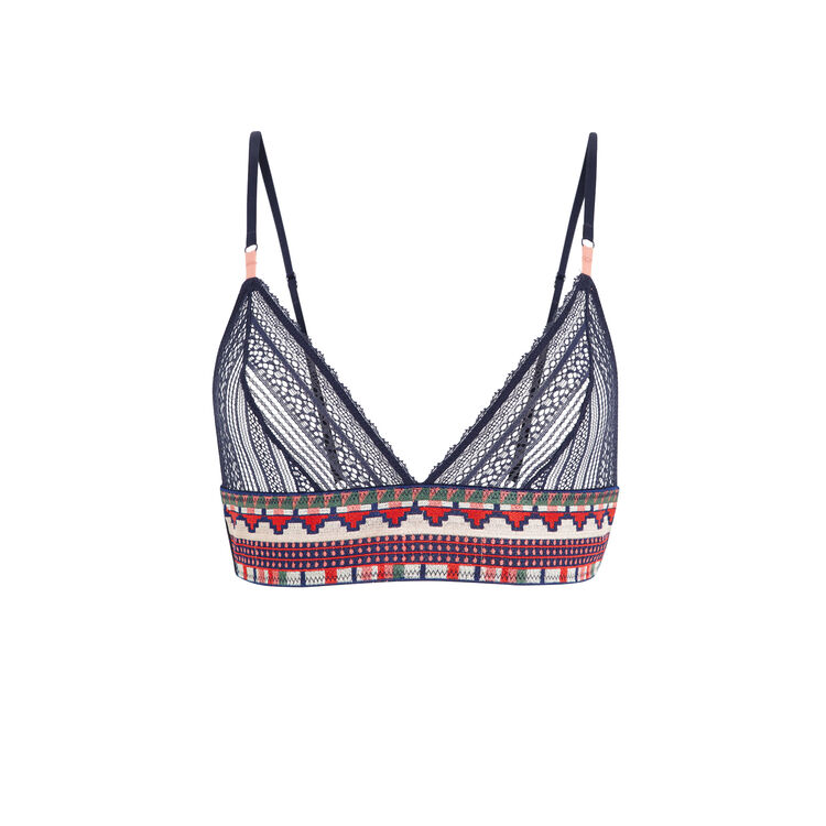 Soutien-gorge triangle bleu marine valliz bleu marine.