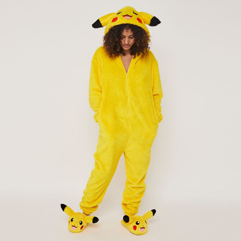 Combinaison polaire print Pikachu pikatiz - jaune - Undiz