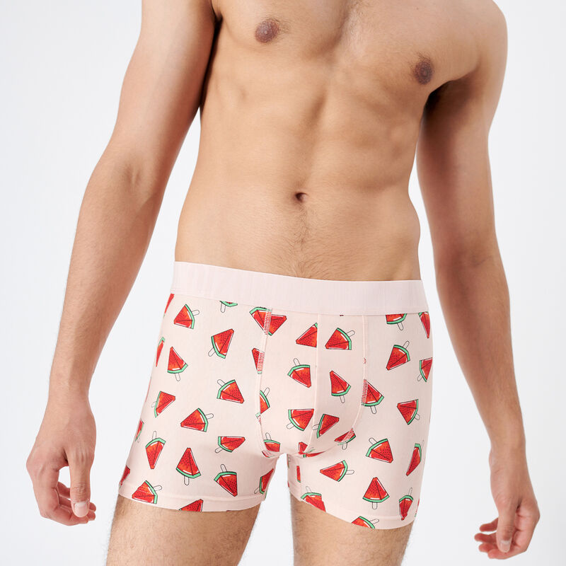 boxer à motifs pastèques - rose boxer à motifs pastèques - rose;