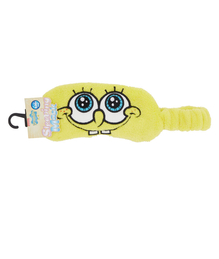 Masque de nuit polaire print bob l'éponge spongebobiz jaune.