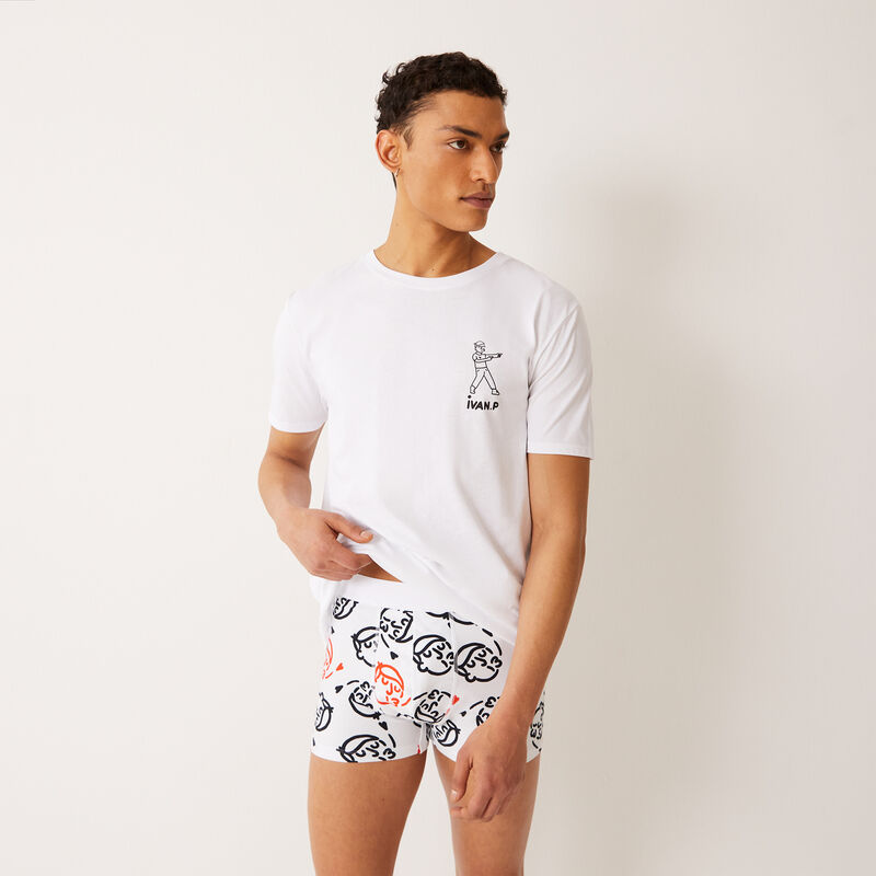 tee shirt à motif Ivan Peev - blanc tee shirt à motif Ivan Peev - blanc;