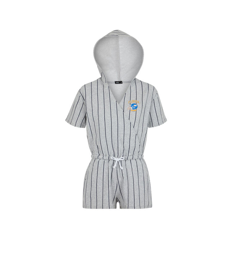 Combi short à manches courtes rivervixiz gris.