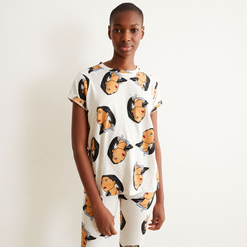 top à motifs Pocahontas - écru top à motifs Pocahontas - écru;