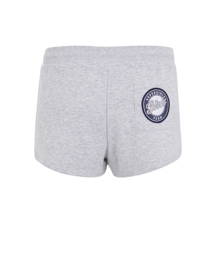 Short molletonne relouiz gris clair.