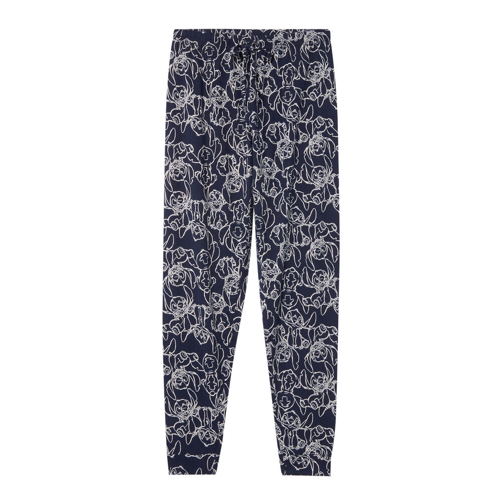 Legging à motifs stitch - bleu marine bleu.