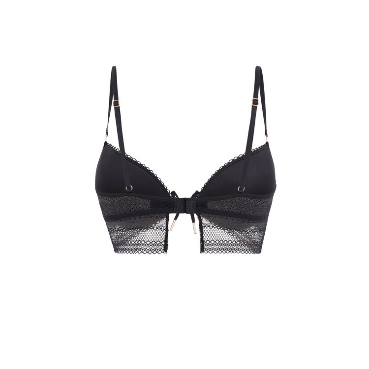 Soutien-gorge push detail noeud neoriz noir.