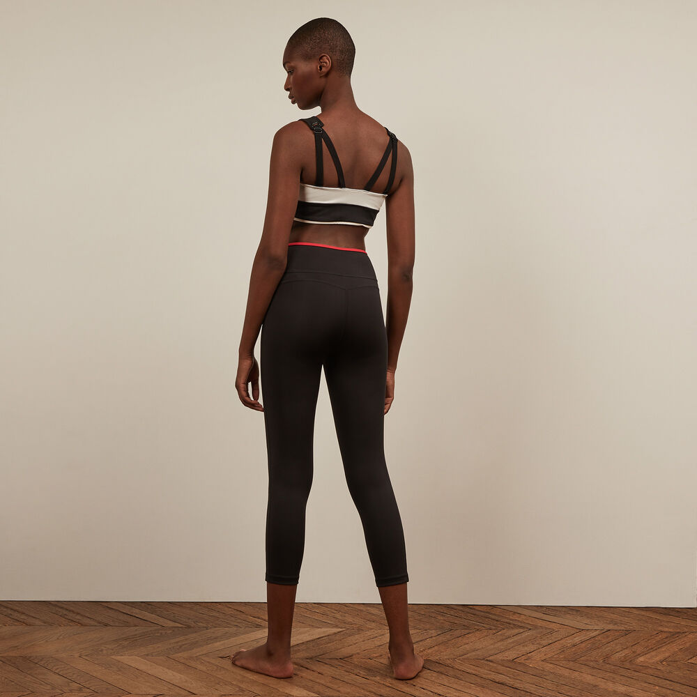 Legging de sport zippé - noir noir.