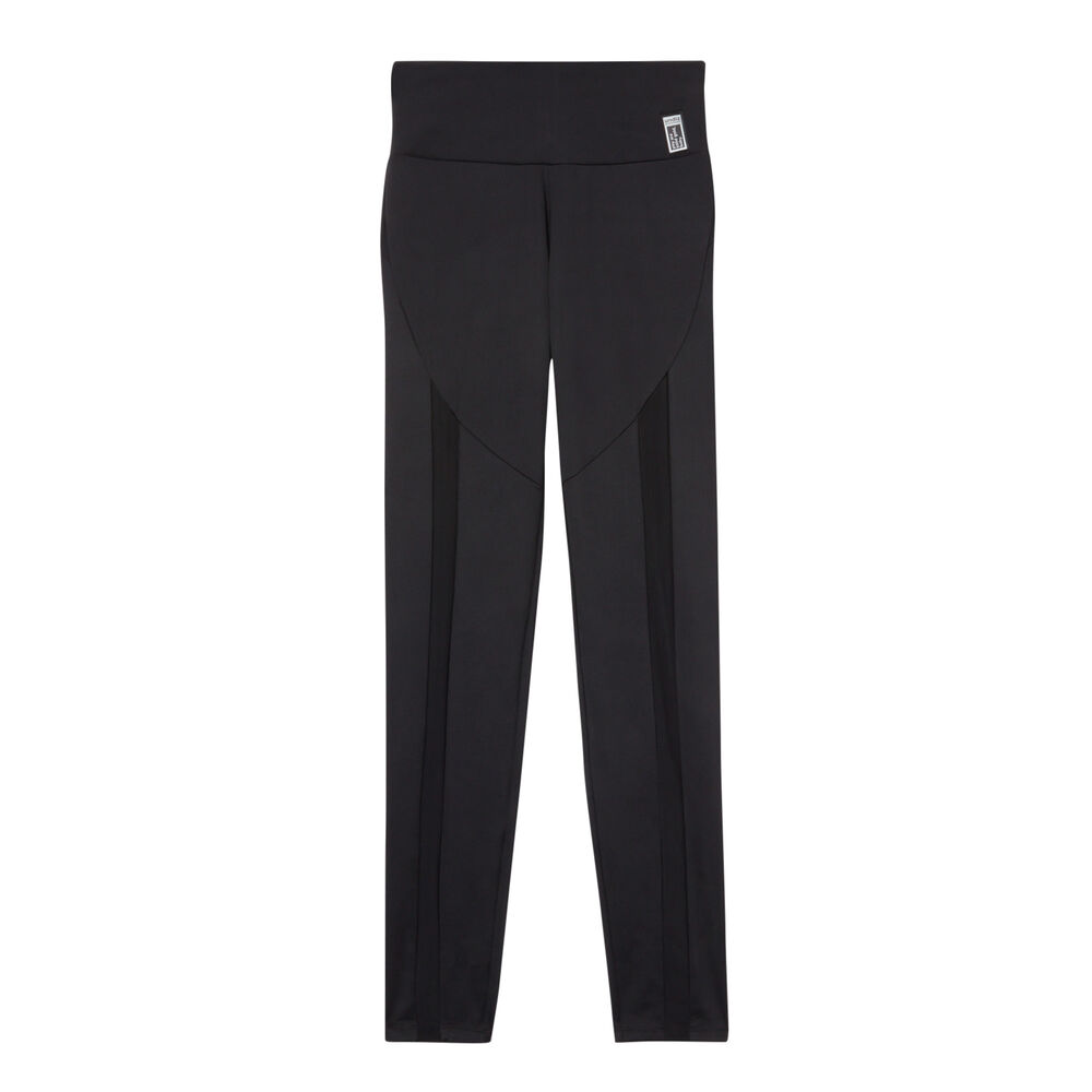 Legging effet satiné mesh - noir noir.