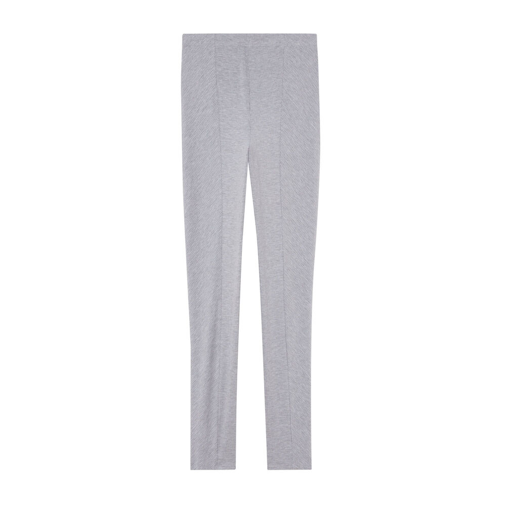 Legging comfy à message 100% love - gris clair gris.