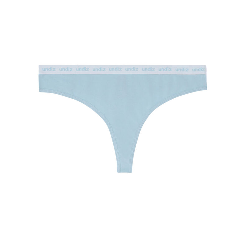 string en coton détail élastique - bleu string en coton détail élastique - bleu;
