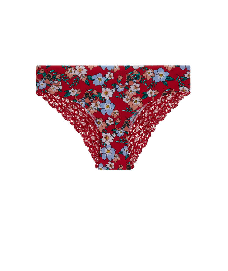 Culotte en micro shomiz rouge.