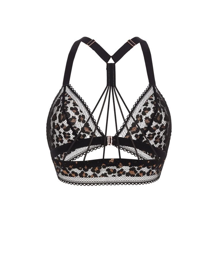 Soutien-gorge triangle sans armatures - noir.