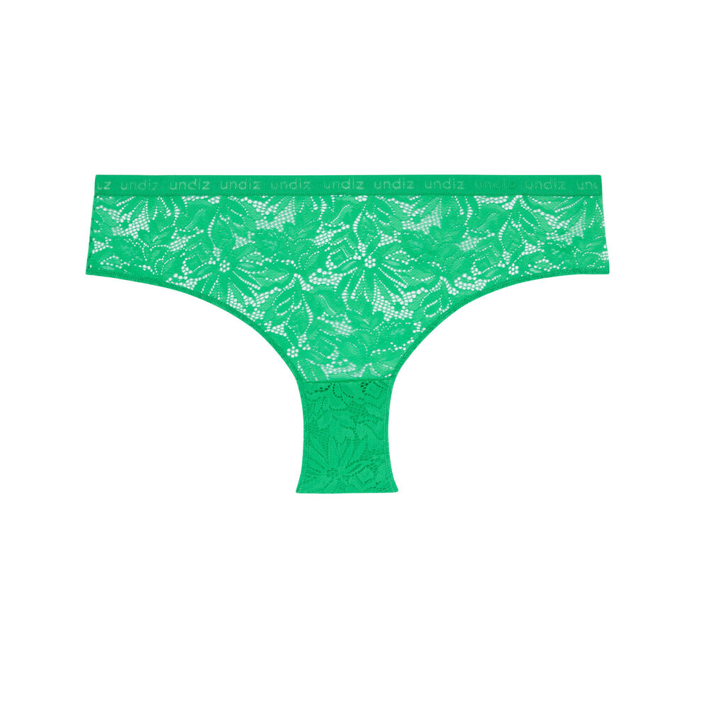 Shorty en dentelle - vert clair vert.