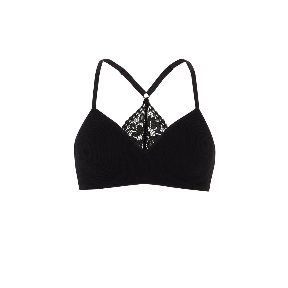 Soutien-gorge push-up sans armatures - noir noir.
