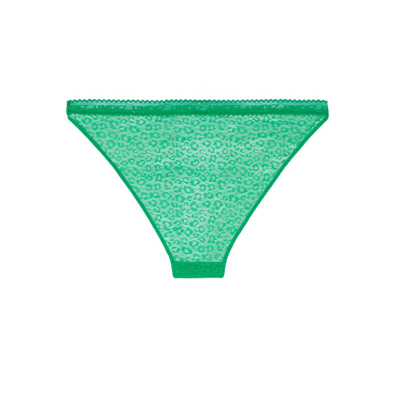 culotte en dentelle à motifs - vert culotte en dentelle à motifs - vert;