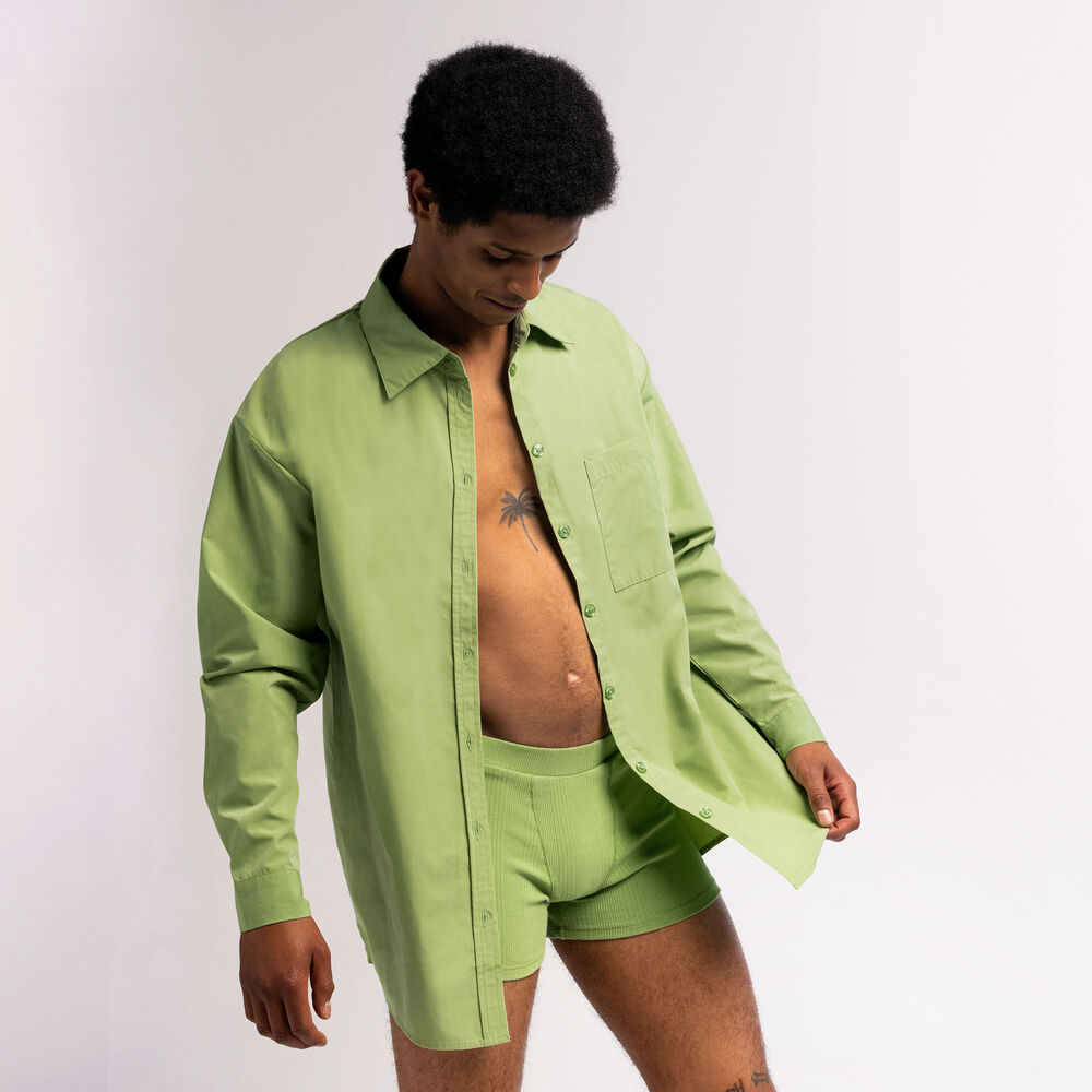 Chemise unisexe - vert green.
