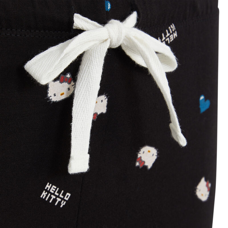 Pantalon imprimé hello kitty allkittiz noir.