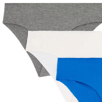 Lot de 3 shorty en coton uni clincotoniz.