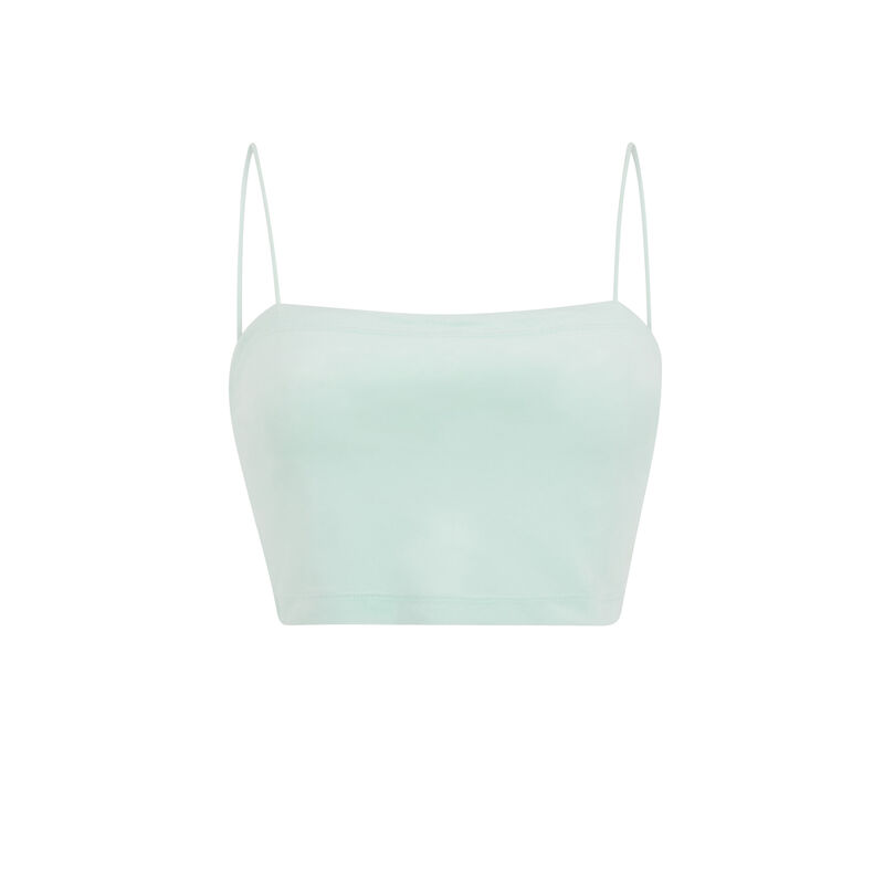 Crop top en velours - bleu turquoise Crop top en velours - bleu turquoise;