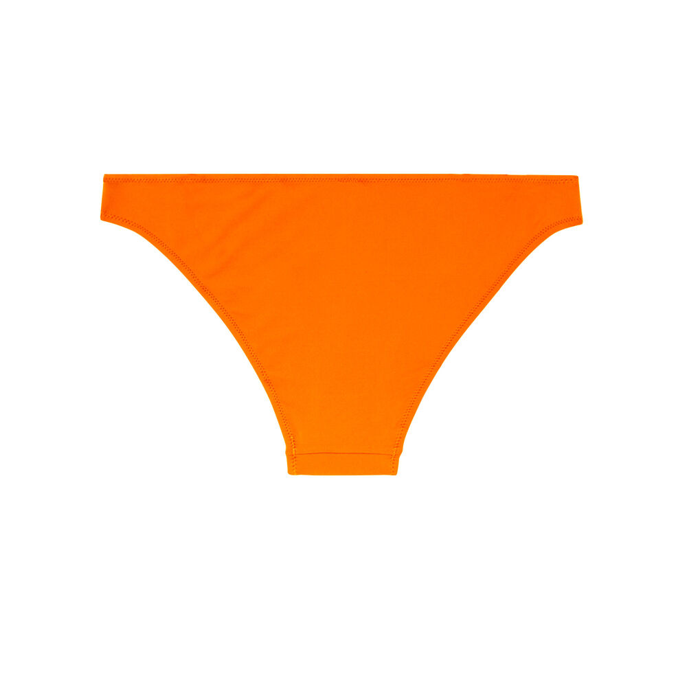 Bas de maillot de bain culotte orange orange.