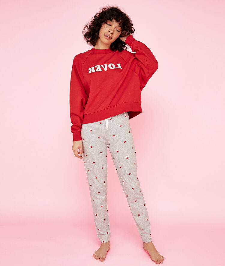 Sweat rouge realoveriz red.