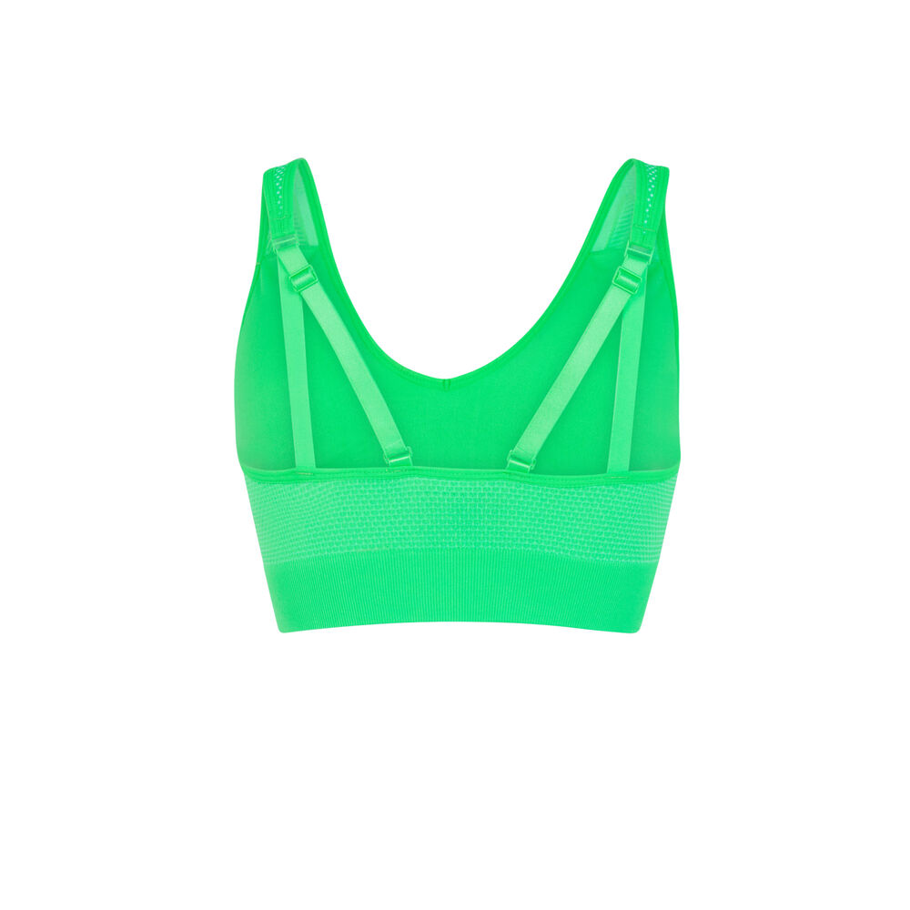 Brassière à message los angeles - vert vert.