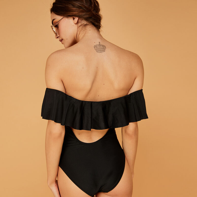 Maillot de bain une pièce noir sabliz black.