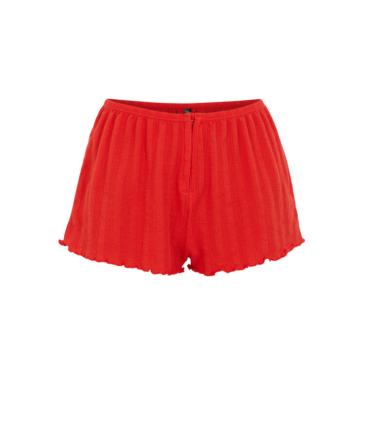 Short élastique à la taille - rouge rouge.