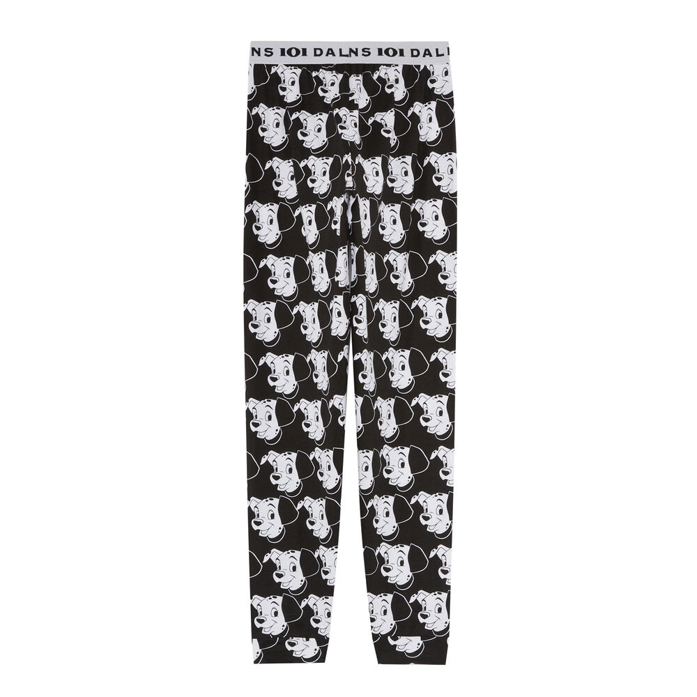 Pantalon à motifs les 101 dalmatiens - noir noir.