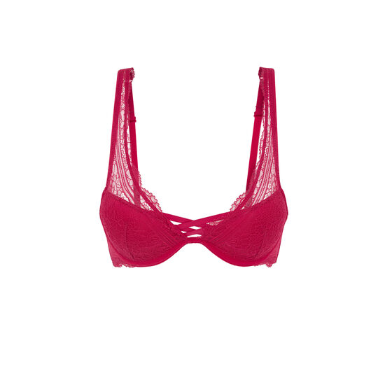 Soutien-gorge foulard push rose cerise everydayiz Soutien-gorge foulard push rose cerise everydayiz;