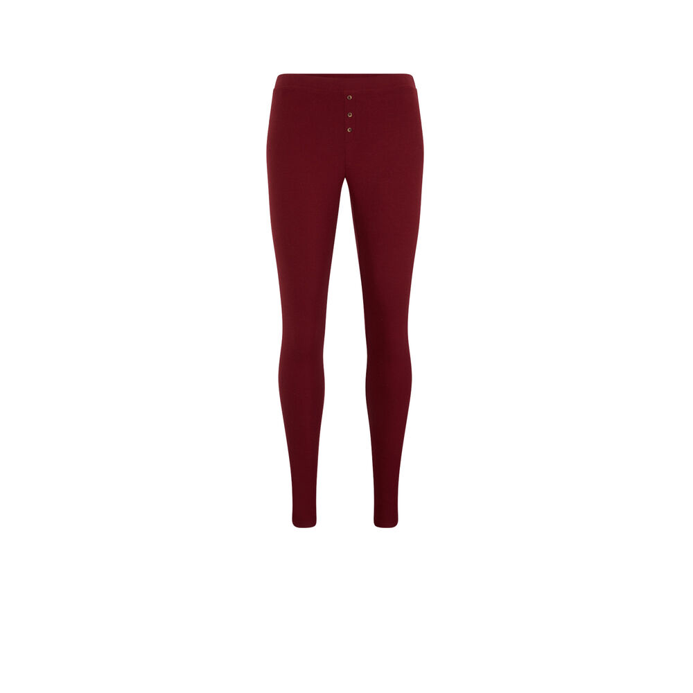 Legging uni - bordeaux bordeaux.