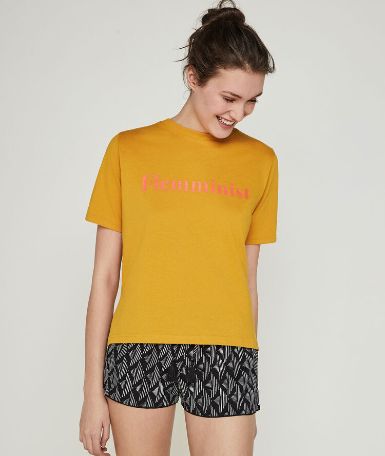 Top jaune moutarde flemminiz yellow.