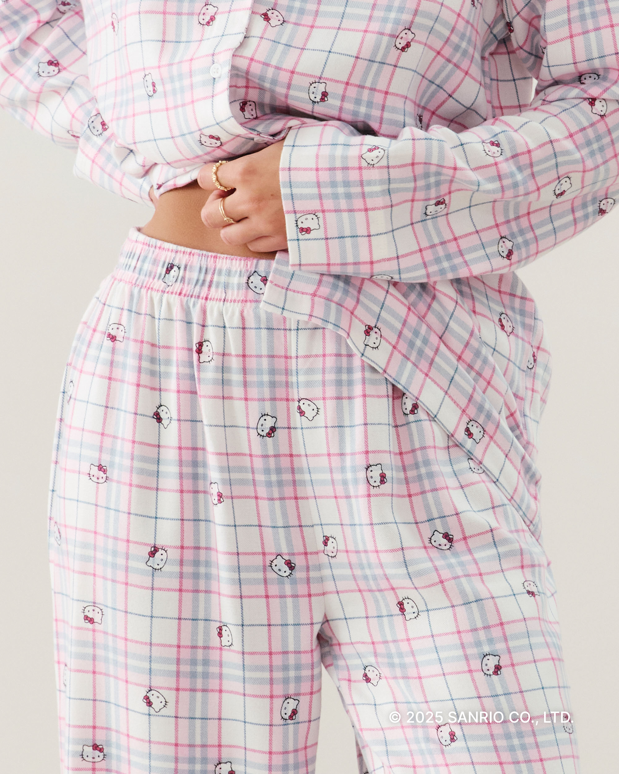 Pantalon en flanelle Hello Kitty