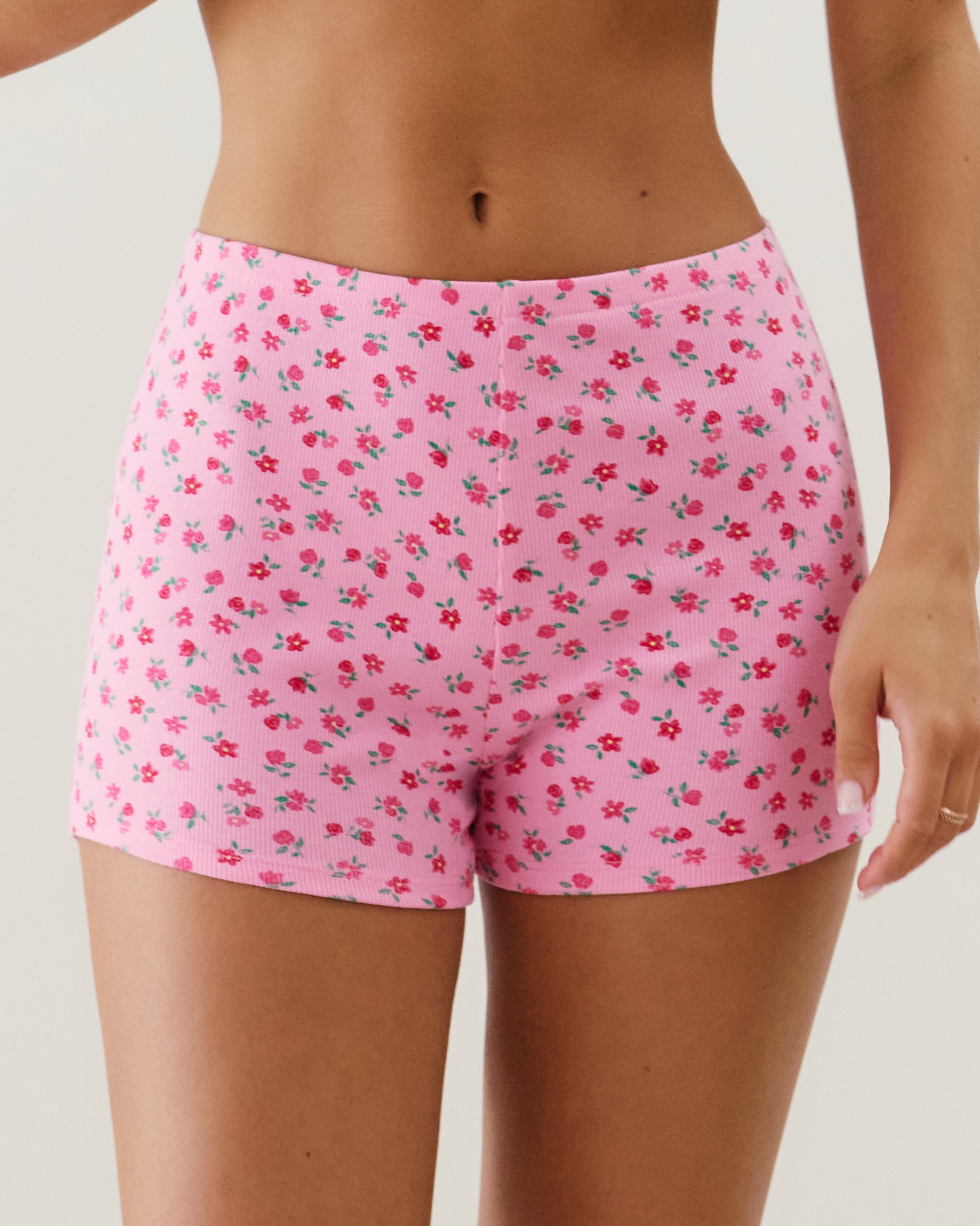 Short en jersey à motifs