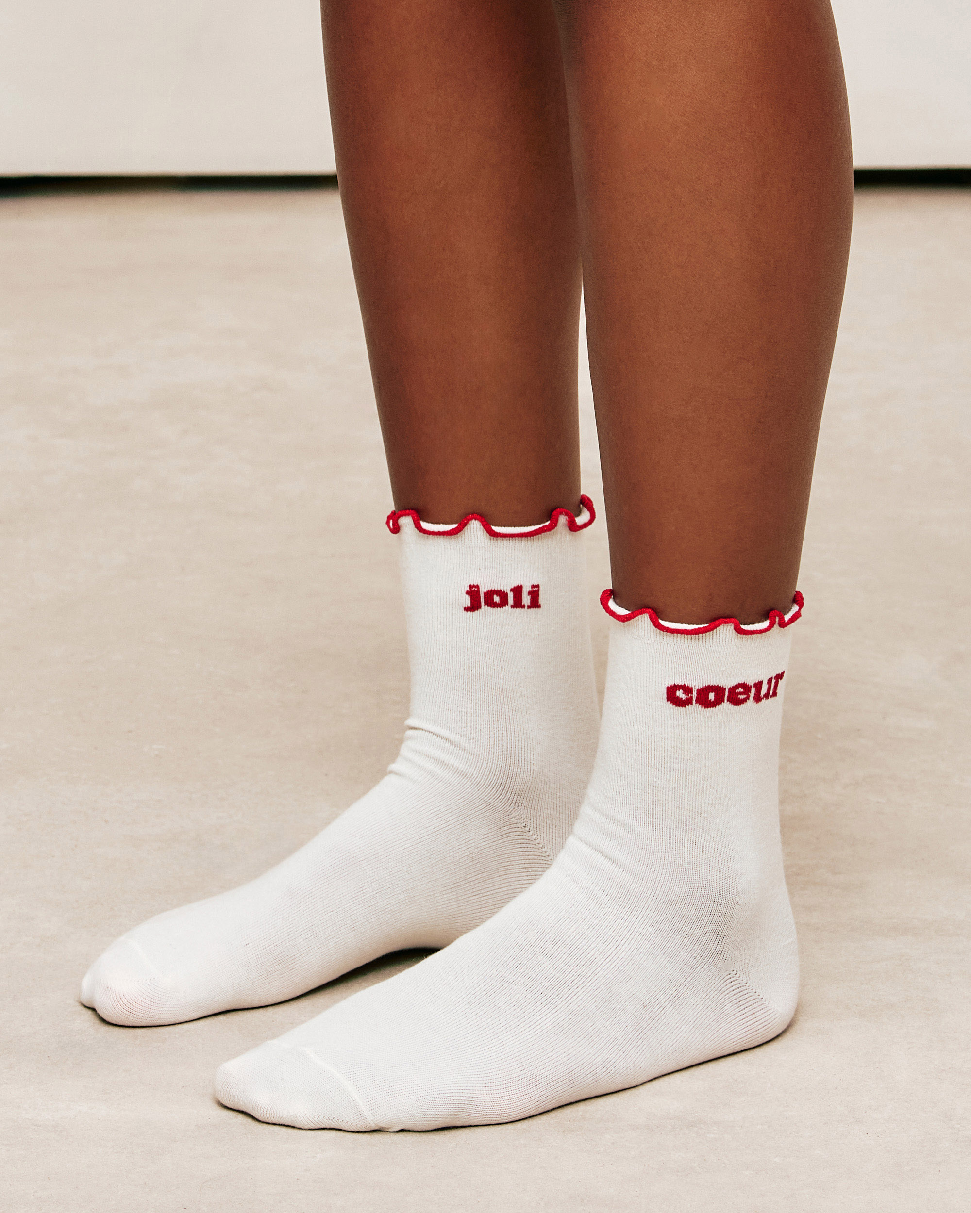 Chaussettes à message