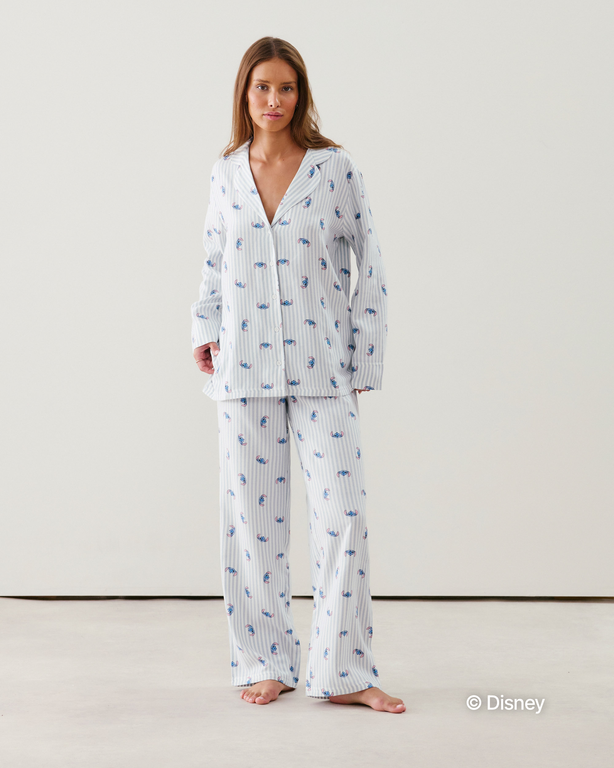 Pantalon en flanelle Stitch