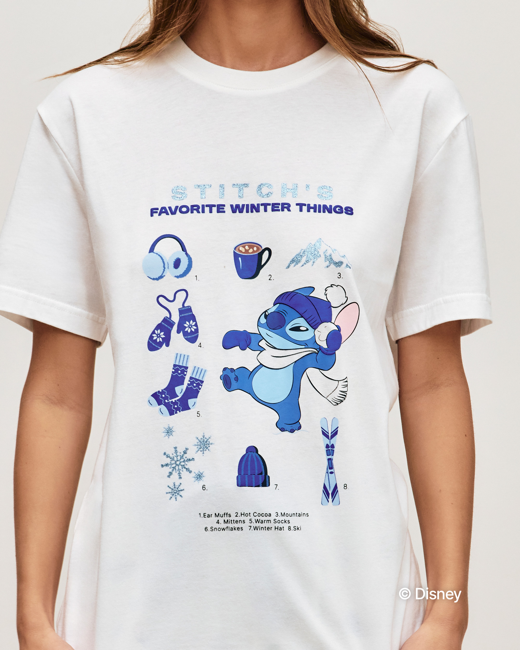 T-shirt manches courtes Stitch