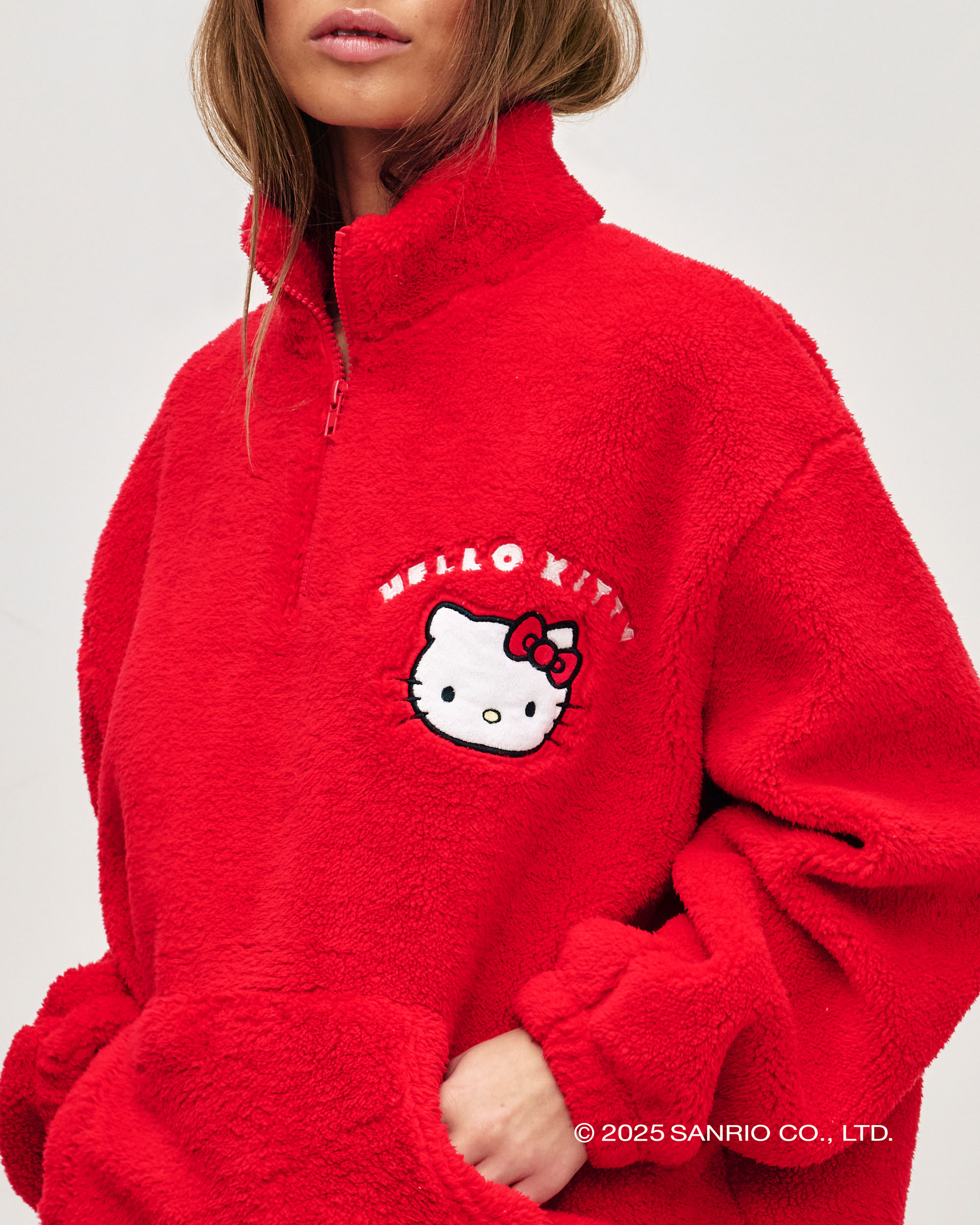 Sweatshirt sherpa Hello Kitty